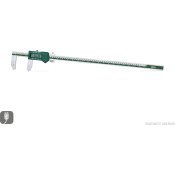 Posuvné měřítko Digitální posuvné měřítko 10-600/0,01 mm pro měření drážek přírub INSIZE