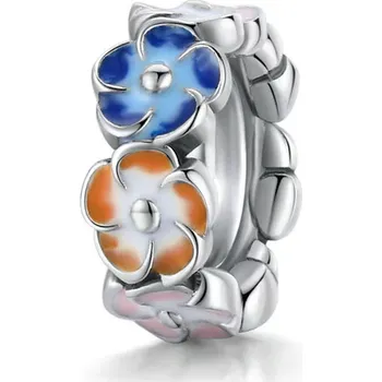 Přívěsek Bamoer stříbrný přívěsek Barevné hortenzie