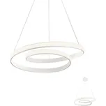 Redo Závěsné LED svítidlo Torsion ø 550 mm, 3000K Barva: Bílá
