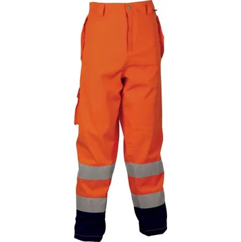 montérky Reflexní pracovní kalhoty COFRA REFLEX Barva: Reflexní oranžová, Velikost: 44