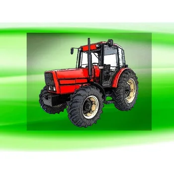 Nášivka ZETOR 10540 DTF nažehlovačka 9x7 cm (nažehlovačka s traktorem)