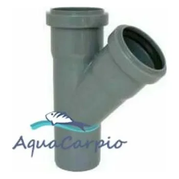 kanalizace HT 50 mm T-kus (odbočka) 45°