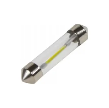 Autožárovka COB LED sufit (39mm) bílá, 12V