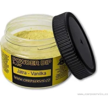 Boilies Carp Servis Václavík Fluo Powder Dip - 70 g/Játra-Vanilka