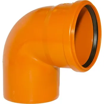 Kanalizační potrubí Koleno jednohrdlé KGB 87° 110 mm, PVC, kanalizace