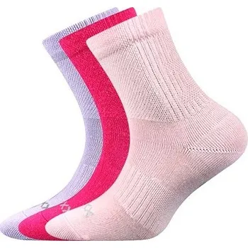 Dětské sportovní ponožky VoXX REGULARIK - balení 3 páry 17-19 (25-29) mix holka