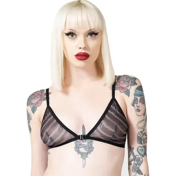 Podprsenka podprsenka dámská KILLSTAR - Vertebra Bralet - Black - S