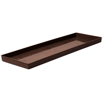 Podmiska DK Plast miska pod truhlík hladká hnědá 40 cm