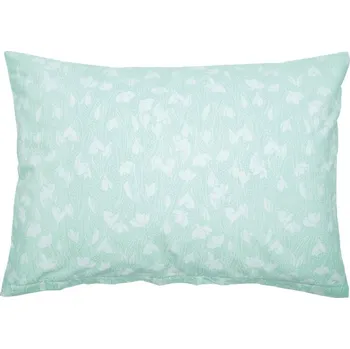 Polštář SCANquilt povlak KLASIK sněženky mentolová 50 x 70 cm