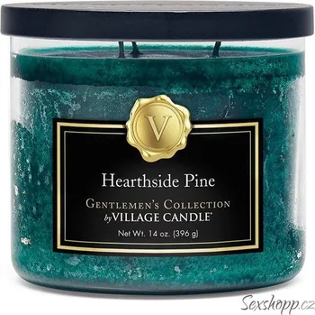 vonný vosk Vonná svíčka Village Candle Hearthside Pine – borovice u krbu, 396 g