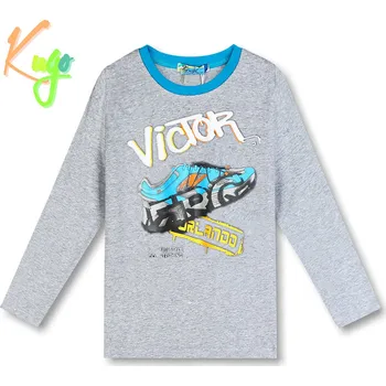 Chlapecké triko - KUGO MC3791, šedá Barva: Šedá, Velikost: 146