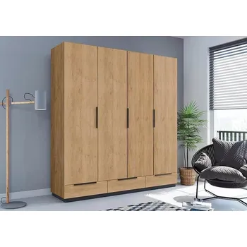 Šatní skříň Šatní skříň C3b (rozdílné barvy), výška 215 cm, šířka 203 cm