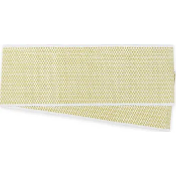 SCANquilt dekorace RIB olivovobílá běhoun delší strana 100-170 cm