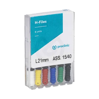 Proclinic H-Files N.10 25 mm, 6 ks