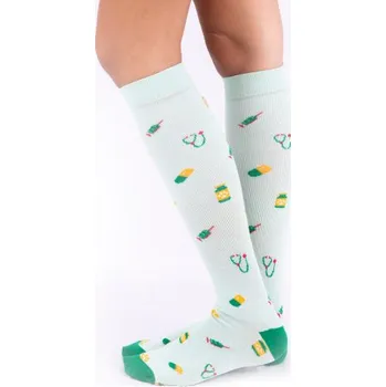 Dámské stahovací prádlo Enfermanía Kompresní podkolenky vel. S/M Barva: Footprints