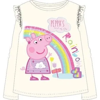 Dívčí tričko Tričko PEPPA PIG dívčí dlouhé, vel. 116cm Velikost: 116cm