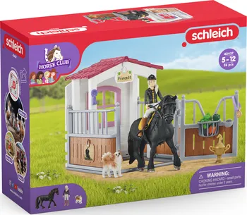 domeček pro figurky Schleich Horse Club 42437 Klubová stáj s koněm