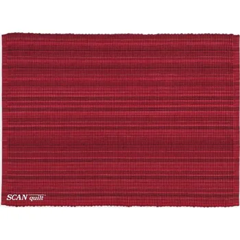 prostírání SCANquilt prostírání RIB proužky vínová prostírání cca 30 x 45 cm