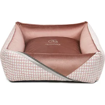 Pelíšek pro kočku OH Charlie Pelíšek pro psy a kočky Glamour Deluxe Růžový Velikost: M