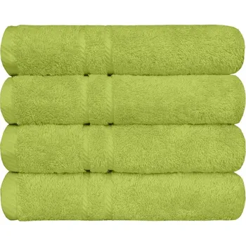 Ručník SCANquilt bavlněný ručník COTTONA žlutozelená osuška 100 x 150 cm