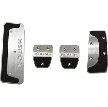 Pedálové obložení ROUSH sada hliníkových krytů pedálů (manuál) - Mustang