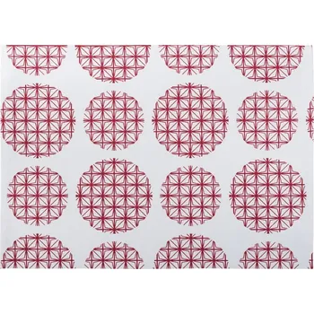 prostírání SCANquilt prostírání MURI koule bíločervená běhoun delší strana 100-170 cm