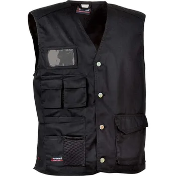 pracovní vesta Pracovní vesta COFRA MONASTIR Barva: Černá, Velikost: 4XL
