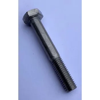 Spojovací materiál Šroub nerezový částečný závit M6 x 60 mm, DIN 931, nerez A2
