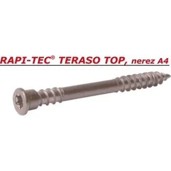 Vrut RAPI-TEC® Vrut RAPI-TEC TERASO TOP 5,5 X 80 mm, nerez A4