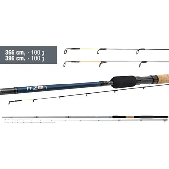 Rybářský prut Feederový prut Daiwa N'ZON Power Feeder - 3,96 m, -100 g