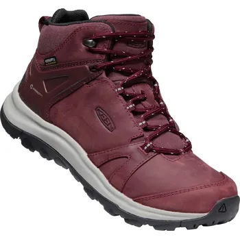 Dámská treková obuv Keen Terradora II Leather MID WP Women Wine/Black