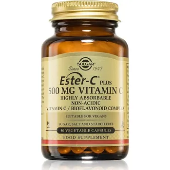 Solgar Ester - C Plus 500 mg tablety pro podporu imunitního systému, krásnou pleť a nehty 50 tbl