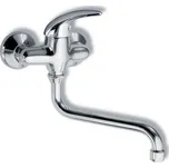 Umyvadlová baterie Metalia 55 100 mm, chrom, nástěnná, Novaservis 55074/T,0