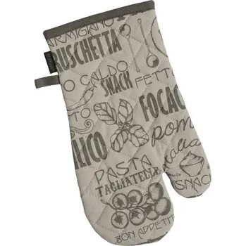 Chňapka SCANquilt chňapka RUKAVICE DEKORO ristorante béžová 14 x 31 cm