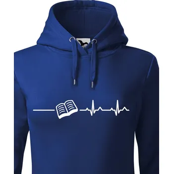 Dámská mikina Dámská mikina pro milovníky knížek a četby, Barva Modrá, Velikost 2XL, Canvas Dámská mikina Bezvatriko.cz 0269