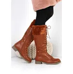 Desun Dámské šněrovací kozačky 912TA Velikost: 39