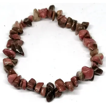 Náramek Rodonit sekaný náramek světlejší