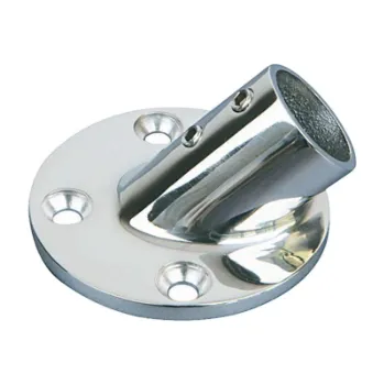 Zábradlí Patka kruhová k zábradlí 25mm, 45°, nerez A4