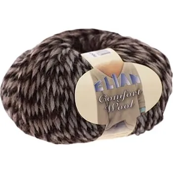 Příze VSV Pletací příze Elian Comfort Wool 463 - hnědá
