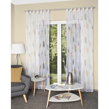 Záclona Home Wohnideen kusová záclona 49462 PAOLO 6405 zelenemodra 225x140 cm (v x s)