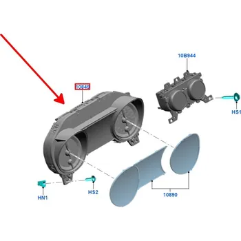 Oprava karosérie Palubní deska Ford Mustang
