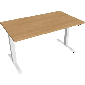 Kancelářský vozík HOBIS výškově stavitelný stůl MOTION MS 2 1400, stand.ovládání, dub + doprava zdarma