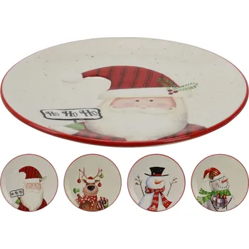 Talíř Talíř dezertní s Vánočními postavičkami