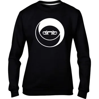 Dámská mikina DNBMARKET.CZ Dámská mikina bez kapuce |D&B + NEURO| CircleEye Velikost: XXL, Barva: Černá - Design 1