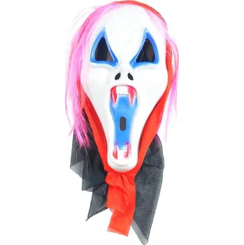 Karnevalový kostým MFP 1042217 Maska Vřískot červené vlasy