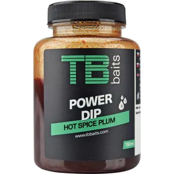 Návnadové aroma TB Baits Power Dip Hot Spice Plum 150 ml
