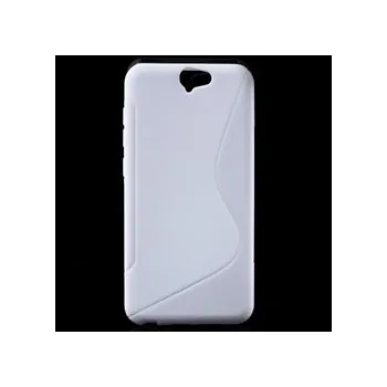 Pouzdro na mobilní telefon Silikonový obal HTC One A9 - bílý