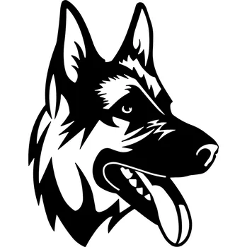 Vsepropejska Německý ovčák 2 dřevěná dekorace na zeď Rozměr (cm): 38 x 28