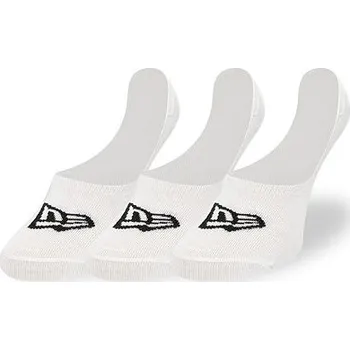 Pánské ponožky ponožky NEW ERA Flag invisible 3pack WHI velikost ponožek 35-38