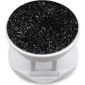 Pop Socket držák na mobilní telefon - Glitrový, černý